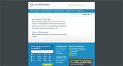 Desktop Screenshot of kittylovesmonster.com