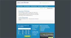 Desktop Screenshot of beta.kittylovesmonster.com
